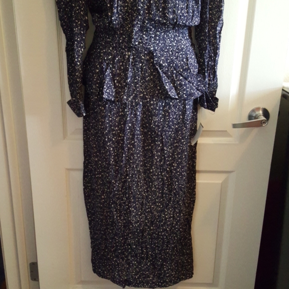 Mirrors Il Maxi Length Vintage Pleated Dress - Picture 6 of 12